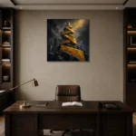 Premium Wall Art Kare Html Edition – ABSTRACTNW2132 displayed in a contemporary gallery-inspired room