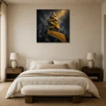 Premium Wall Art Kare Html Edition – ABSTRACTNW2132 showcased in an elegant minimalist interior