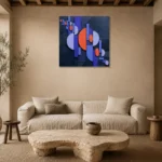 Premium Wall Art Kare Html Edition – ABSTRACTNW2140 presented in a sophisticated home setting