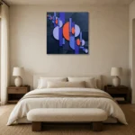 Premium Wall Art Kare Html Edition – ABSTRACTNW2140 showcased in an elegant minimalist interior
