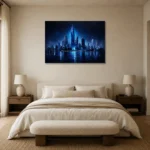 Premium Wall Art Yatay Html Edition – ABSTRACTNW2154 showcased in an elegant minimalist interior