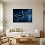 Premium Wall Art Yatay Html Edition – ABSTRACTNW2156 styled in a refined neutral interior
