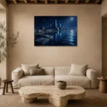 Premium Wall Art Yatay Html Edition – ABSTRACTNW2156 presented in a sophisticated home setting