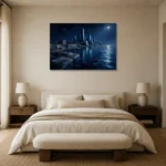 Premium Wall Art Yatay Html Edition – ABSTRACTNW2156 showcased in an elegant minimalist interior