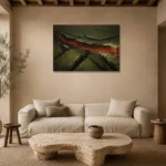 Premium Wall Art Yatay Html Edition – ABSTRACTNW2158 presented in a sophisticated home setting