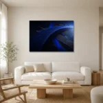 Premium Wall Art Yatay Html Edition – ABSTRACTNW2163 styled in a refined neutral interior