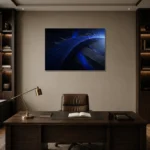 Premium Wall Art Yatay Html Edition – ABSTRACTNW2163 displayed in a contemporary gallery-inspired room