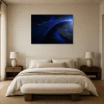 Premium Wall Art Yatay Html Edition – ABSTRACTNW2163 showcased in an elegant minimalist interior