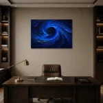 Premium Wall Art Yatay Html Edition – ABSTRACTNW2165 displayed in a contemporary gallery-inspired room