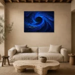Premium Wall Art Yatay Html Edition – ABSTRACTNW2165 presented in a sophisticated home setting