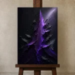 Premium Wall Art Dikey Html Edition – ABSTRACTNW2166 displayed on a studio easel