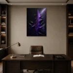 Premium Wall Art Dikey Html Edition – ABSTRACTNW2166 displayed in a contemporary gallery-inspired room