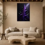 Premium Wall Art Dikey Html Edition – ABSTRACTNW2166 presented in a sophisticated home setting