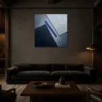 Premium Wall Art Kare Html Edition – ABSTRACTNW2178 shown in a warm modern interior
