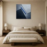 Premium Wall Art Kare Html Edition – ABSTRACTNW2178 showcased in an elegant minimalist interior