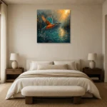 Premium Wall Art Kare Html Edition – ANIMALNW2002 showcased in an elegant minimalist interior