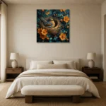 Premium Wall Art Kare Html Edition – ANIMALNW2003 showcased in an elegant minimalist interior