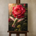 Premium Wall Art Dikey Html Edition – ANIMALNW2004 displayed on a studio easel