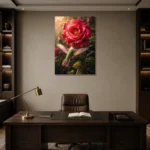 Premium Wall Art Dikey Html Edition – ANIMALNW2004 displayed in a contemporary gallery-inspired room