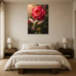 Premium Wall Art Dikey Html Edition – ANIMALNW2004 showcased in an elegant minimalist interior