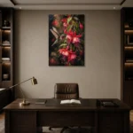 Premium Wall Art Dikey Html Edition – ANIMALNW2005 displayed in a contemporary gallery-inspired room