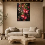 Premium Wall Art Dikey Html Edition – ANIMALNW2005 presented in a sophisticated home setting