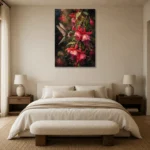 Premium Wall Art Dikey Html Edition – ANIMALNW2005 showcased in an elegant minimalist interior