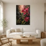 Premium Wall Art Dikey Html Edition – ANIMALNW2006 styled in a refined neutral interior