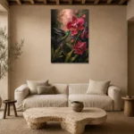 Premium Wall Art Dikey Html Edition – ANIMALNW2006 presented in a sophisticated home setting