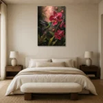 Premium Wall Art Dikey Html Edition – ANIMALNW2006 showcased in an elegant minimalist interior
