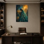 Premium Wall Art Dikey Html Edition – ANIMALNW2007 displayed in a contemporary gallery-inspired room