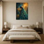 Premium Wall Art Dikey Html Edition – ANIMALNW2007 showcased in an elegant minimalist interior