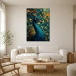 Premium Wall Art Dikey Html Edition – ANIMALNW2009 styled in a refined neutral interior