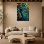 Premium Wall Art Dikey Html Edition – ANIMALNW2009 presented in a sophisticated home setting