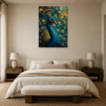 Premium Wall Art Dikey Html Edition – ANIMALNW2009 showcased in an elegant minimalist interior