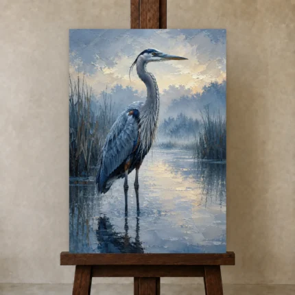 Premium Wall Art Dikey Html Edition – ANIMALNW2010 displayed on a studio easel