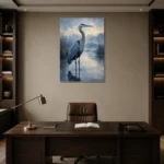 Premium Wall Art Dikey Html Edition – ANIMALNW2010 displayed in a contemporary gallery-inspired room