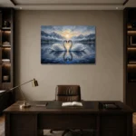 Premium Wall Art Yatay Html Edition – ANIMALNW2013 displayed in a contemporary gallery-inspired room