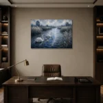 Premium Wall Art Yatay Html Edition – ANIMALNW2014 displayed in a contemporary gallery-inspired room
