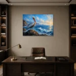 Premium Wall Art Yatay Html Edition – ANIMALNW2016 displayed in a contemporary gallery-inspired room