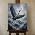 Premium Wall Art Dikey Html Edition – ANIMALNW2020 displayed on a studio easel