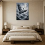 Premium Wall Art Dikey Html Edition – ANIMALNW2020 showcased in an elegant minimalist interior