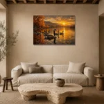 Premium Wall Art Yatay Html Edition – ANIMALNW2022 presented in a sophisticated home setting