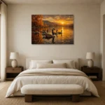 Premium Wall Art Yatay Html Edition – ANIMALNW2022 showcased in an elegant minimalist interior
