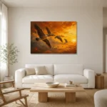 Premium Wall Art Yatay Html Edition – ANIMALNW2023 styled in a refined neutral interior
