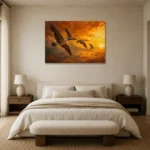 Premium Wall Art Yatay Html Edition – ANIMALNW2023 showcased in an elegant minimalist interior