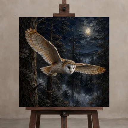 Premium Wall Art Kare Html Edition – ANIMALNW2026 displayed on a studio easel