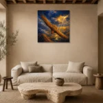 Premium Wall Art Kare Html Edition – ANIMALNW2030 presented in a sophisticated home setting
