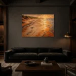 Premium Wall Art Yatay Html Edition – ANIMALNW2035 shown in a warm modern interior