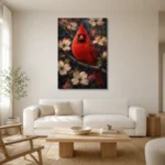 Premium Wall Art Dikey Html Edition – ANIMALNW2043 styled in a refined neutral interior